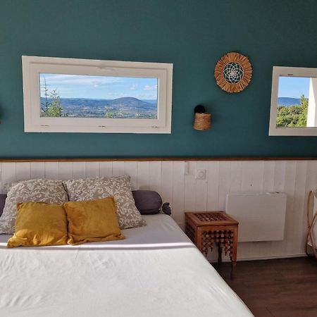 Reve D'Escapade Chambre Avec Vue Sublime Sur Les Cevennes Ardechoises Barjac  Buitenkant foto
