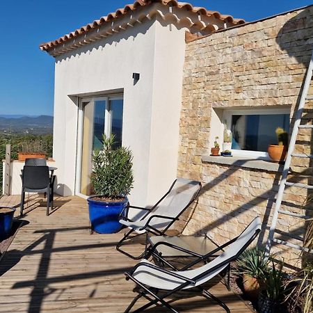 Reve D'Escapade Chambre Avec Vue Sublime Sur Les Cevennes Ardechoises Barjac  Buitenkant foto
